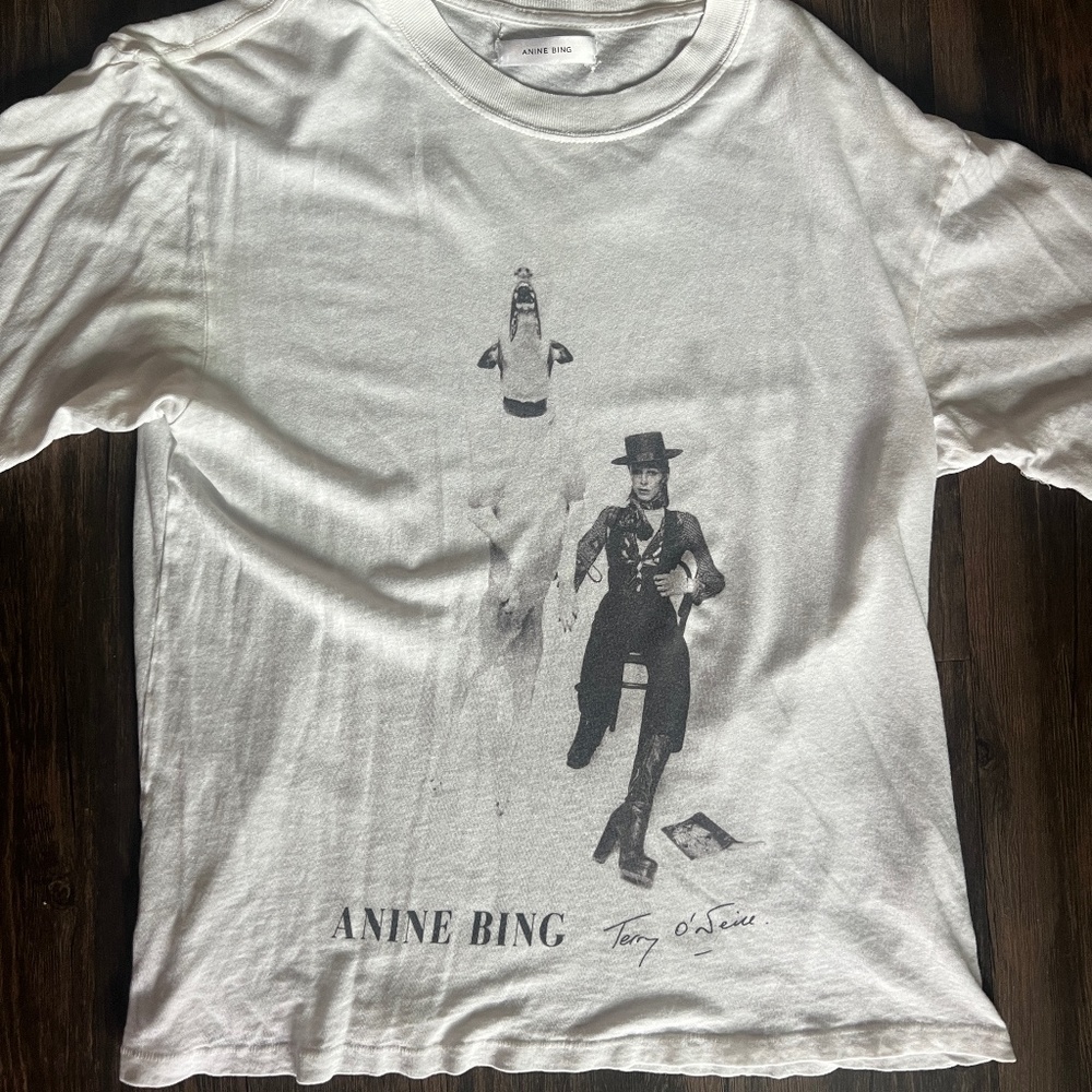 Anine Bing White T-Shirt